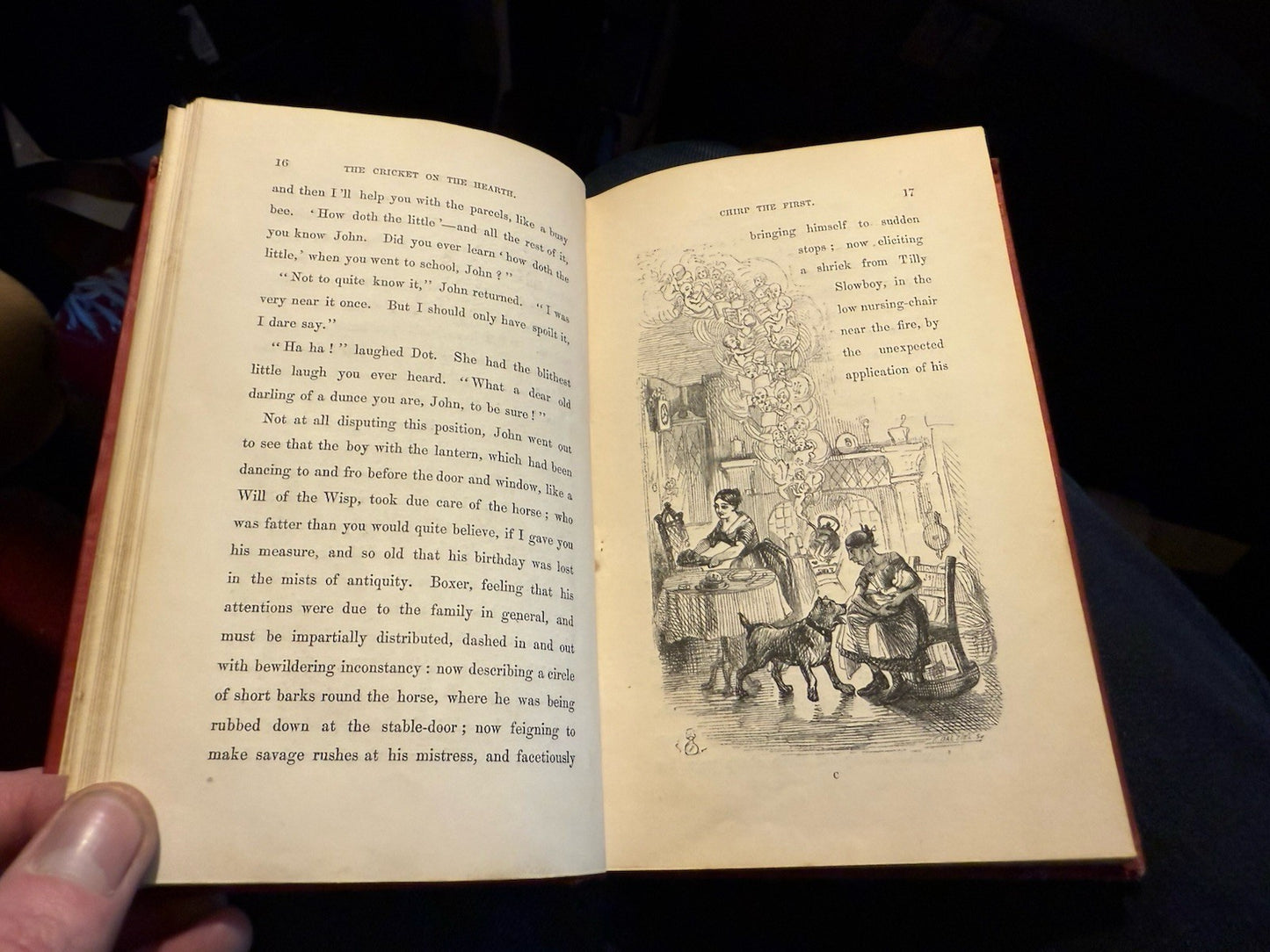 1846 Charles Dickens : The Cricket on the Hearth : 1st Ed / 2nd State
