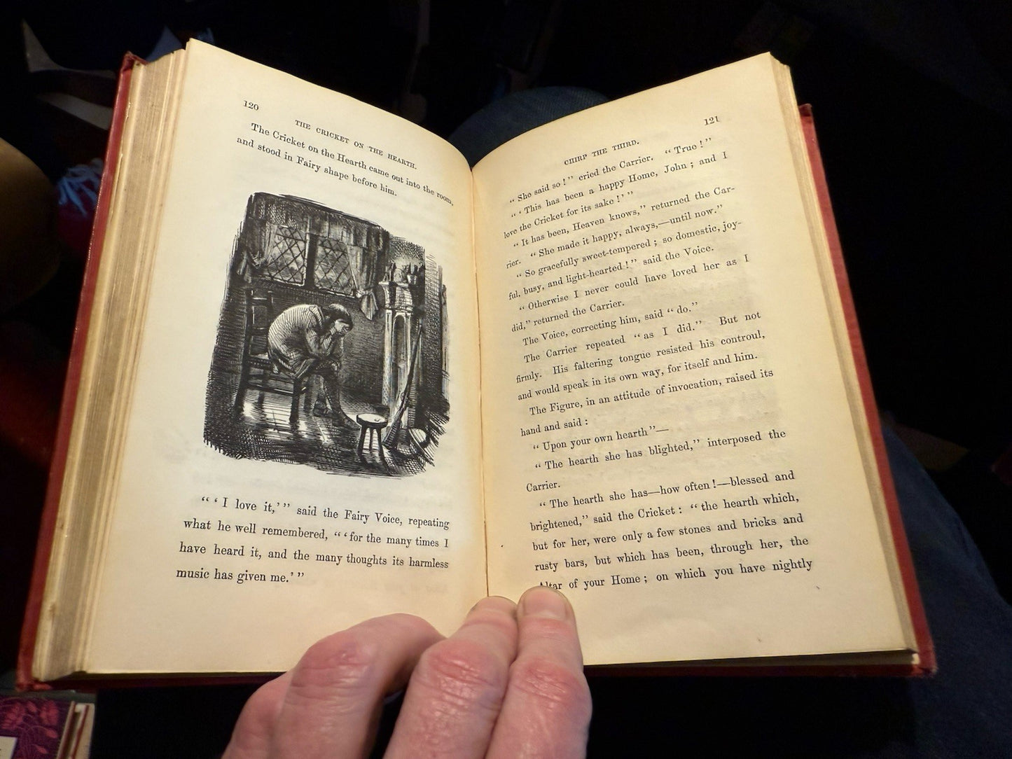 1846 Charles Dickens : The Cricket on the Hearth : 1st Ed / 2nd State