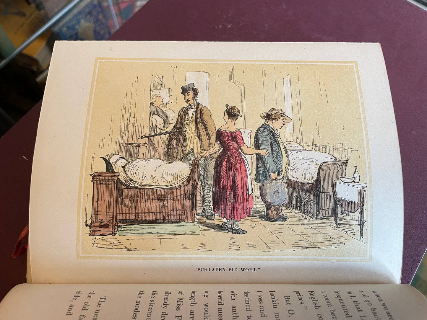 The Kicklebury's on the Rhine by Mr. M. A. Titmarsh (William Makepeace Thackeray) : Zaehnsdorf Fine Binding