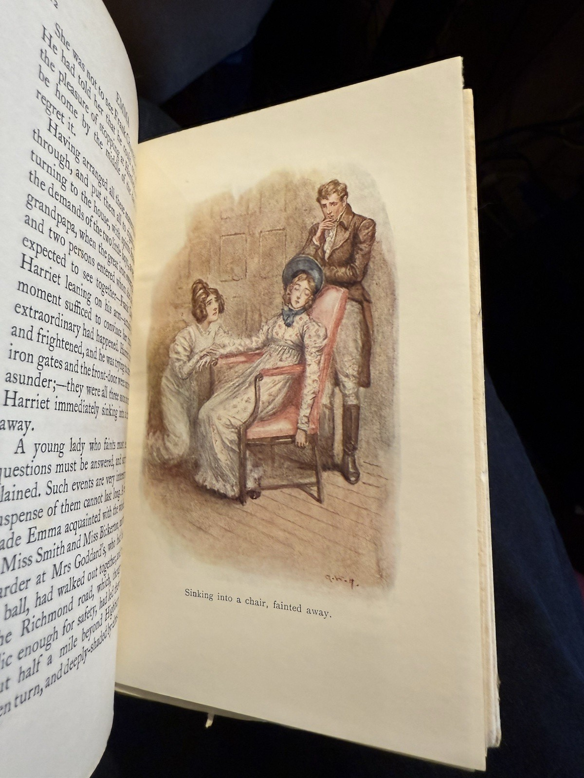 Jane Austen : Emma (2 Volumes) Illustrations in Colour : VGC