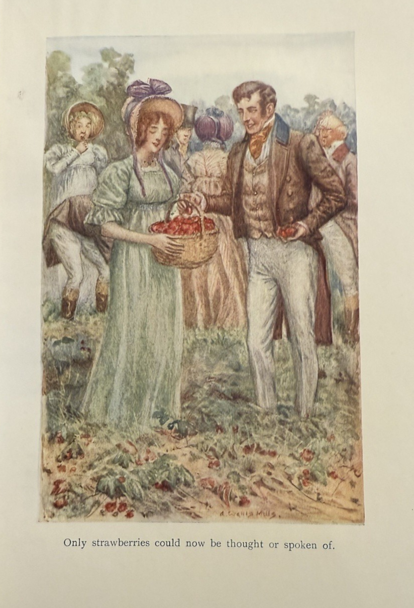 Jane Austen : Emma (2 Volumes) Illustrations in Colour : VGC