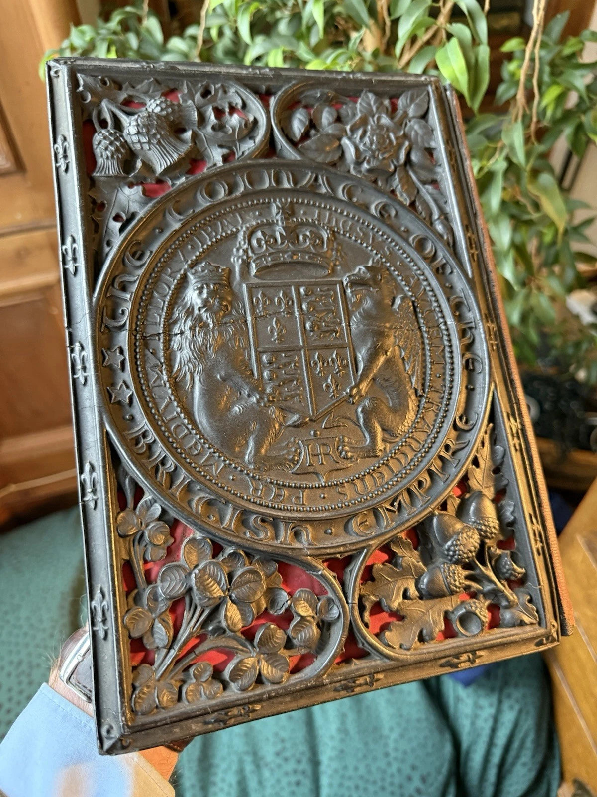 1855 The Coinage of the British Empire : Papier Mache Fine Binding : Humphreys