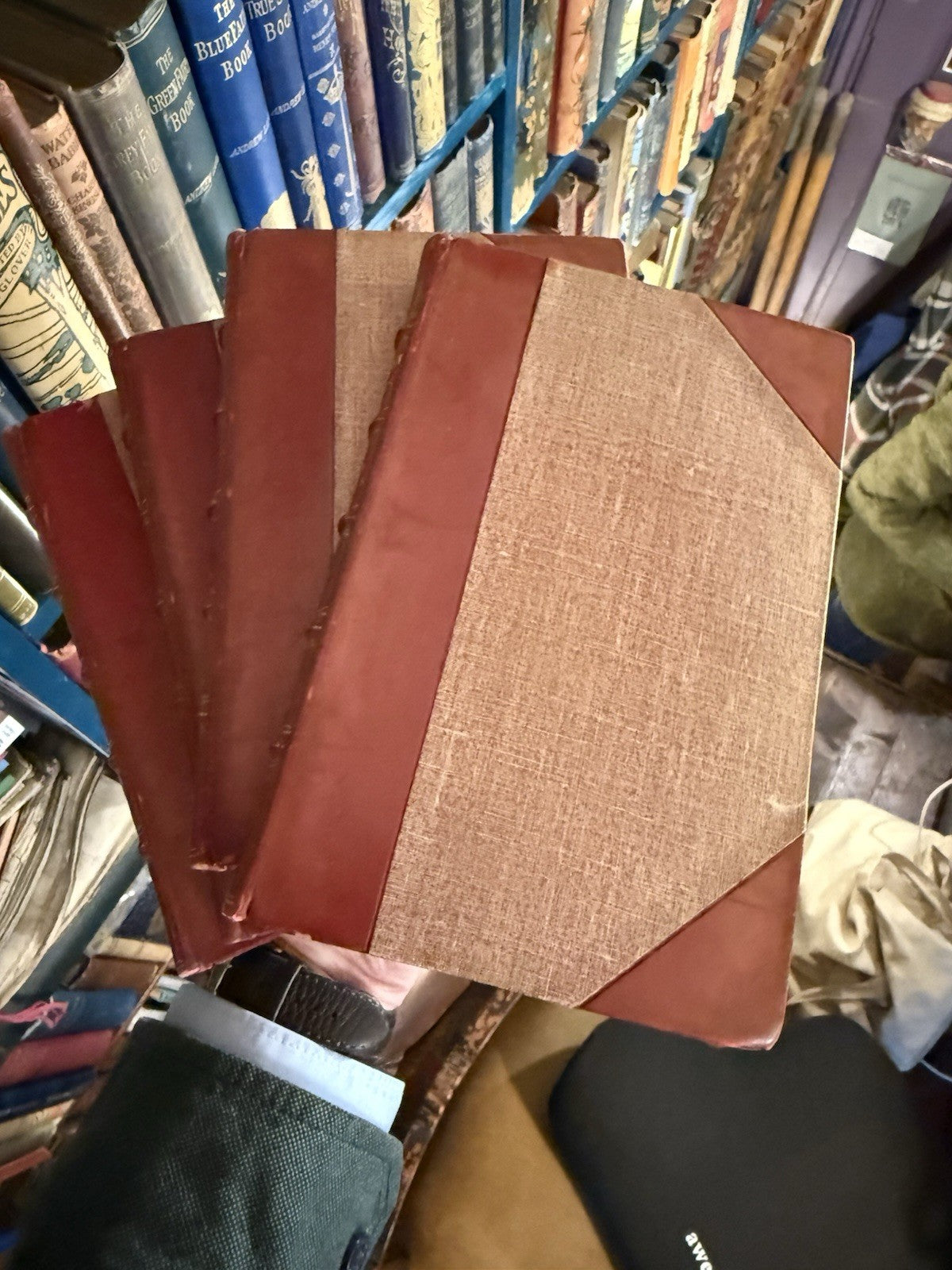 1896 Robert Burns : Poems and Songs Complete (4 Vols) Bound by Ramage
