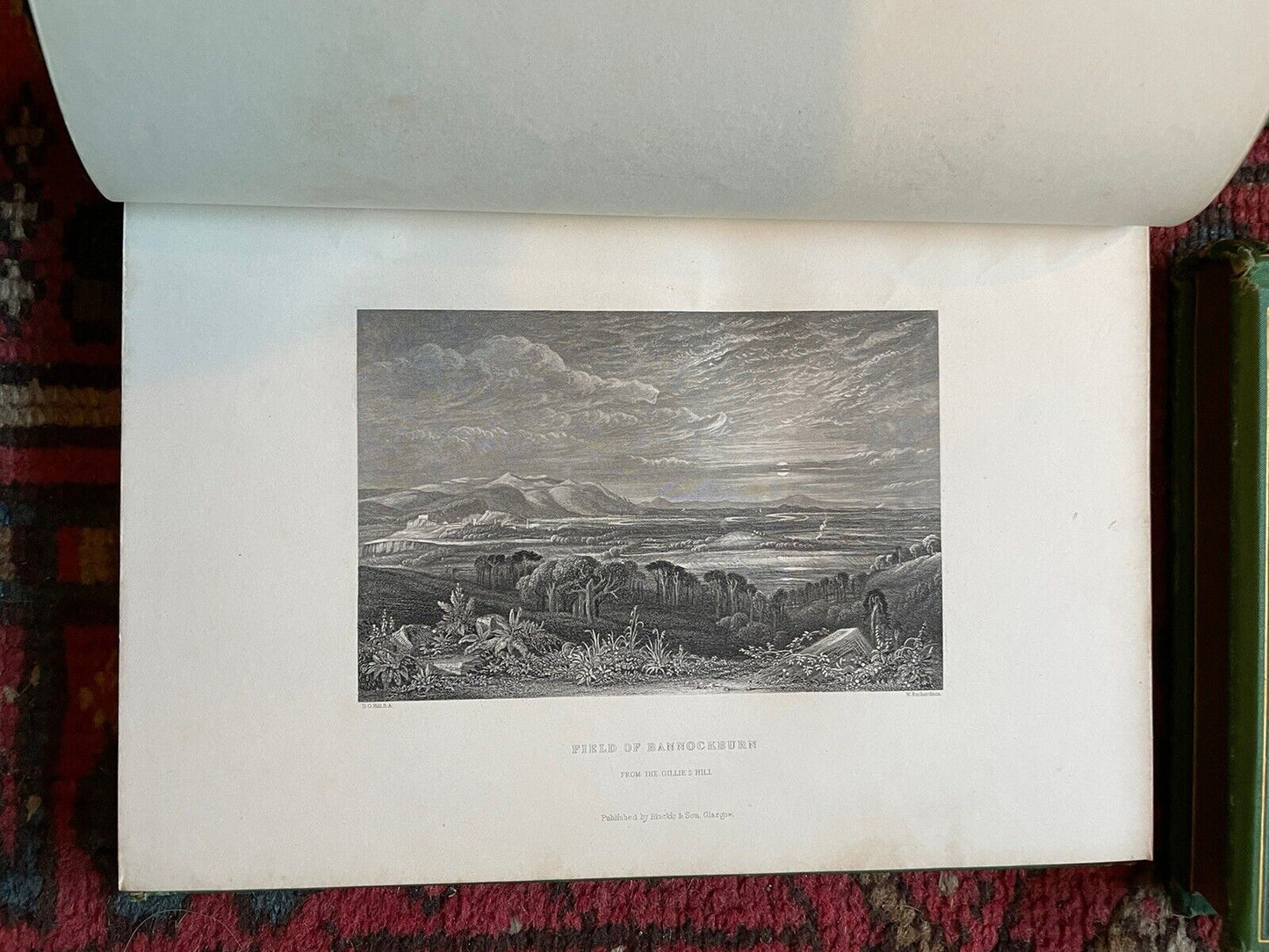 1877 The Works of Robert Burns (4 Vols) Decorative Cloth Bindings : Scots Poems