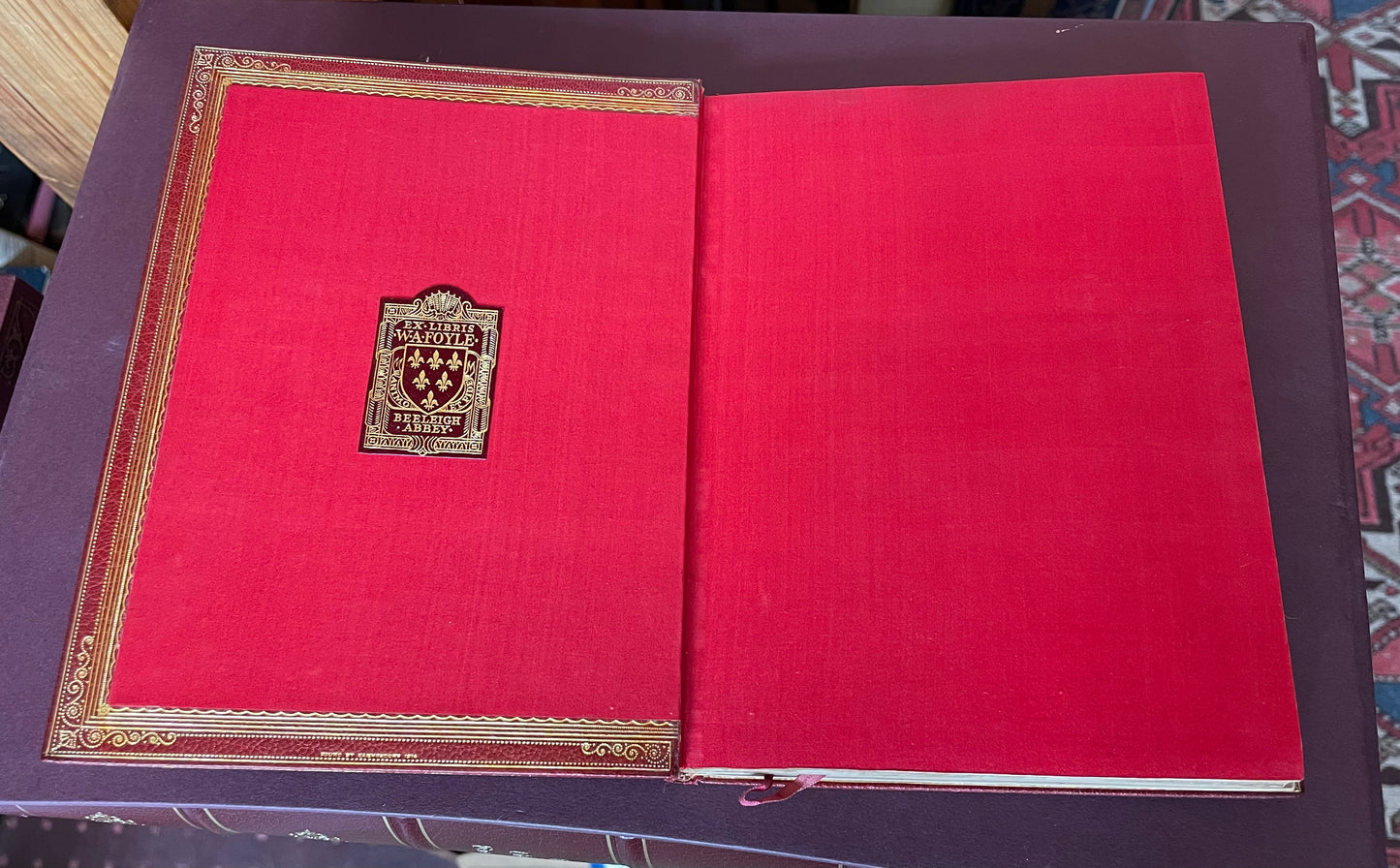 The Kicklebury's on the Rhine by Mr. M. A. Titmarsh (William Makepeace Thackeray) : Zaehnsdorf Fine Binding