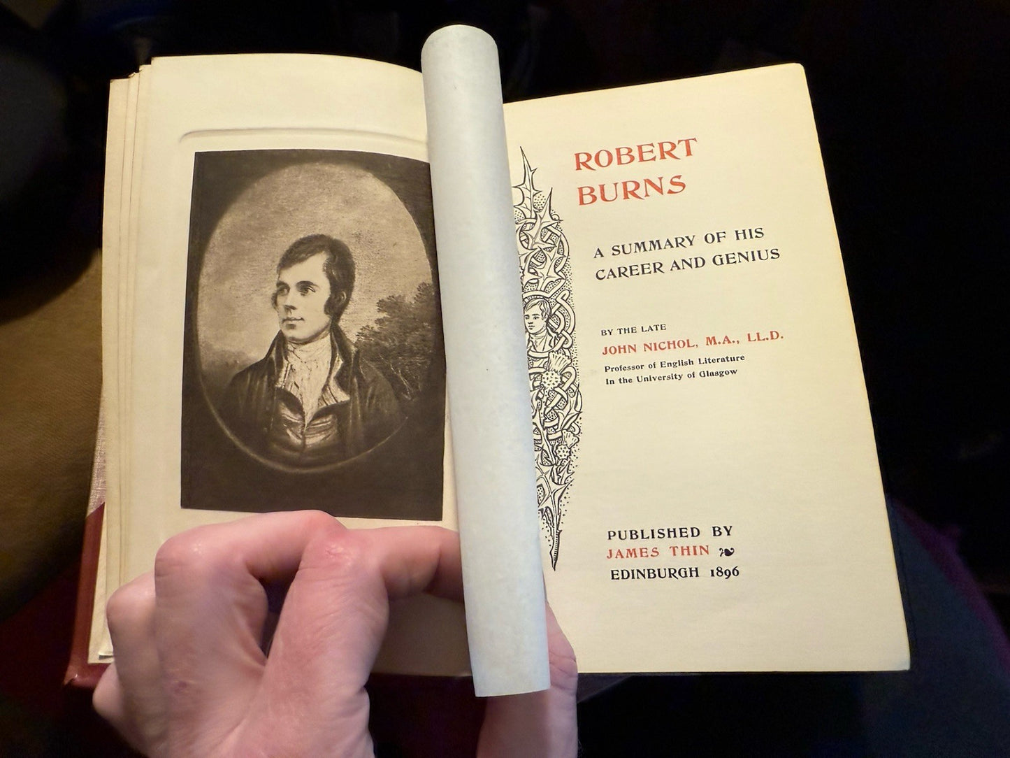 1896 Robert Burns : Poems and Songs Complete (4 Vols) Bound by Ramage