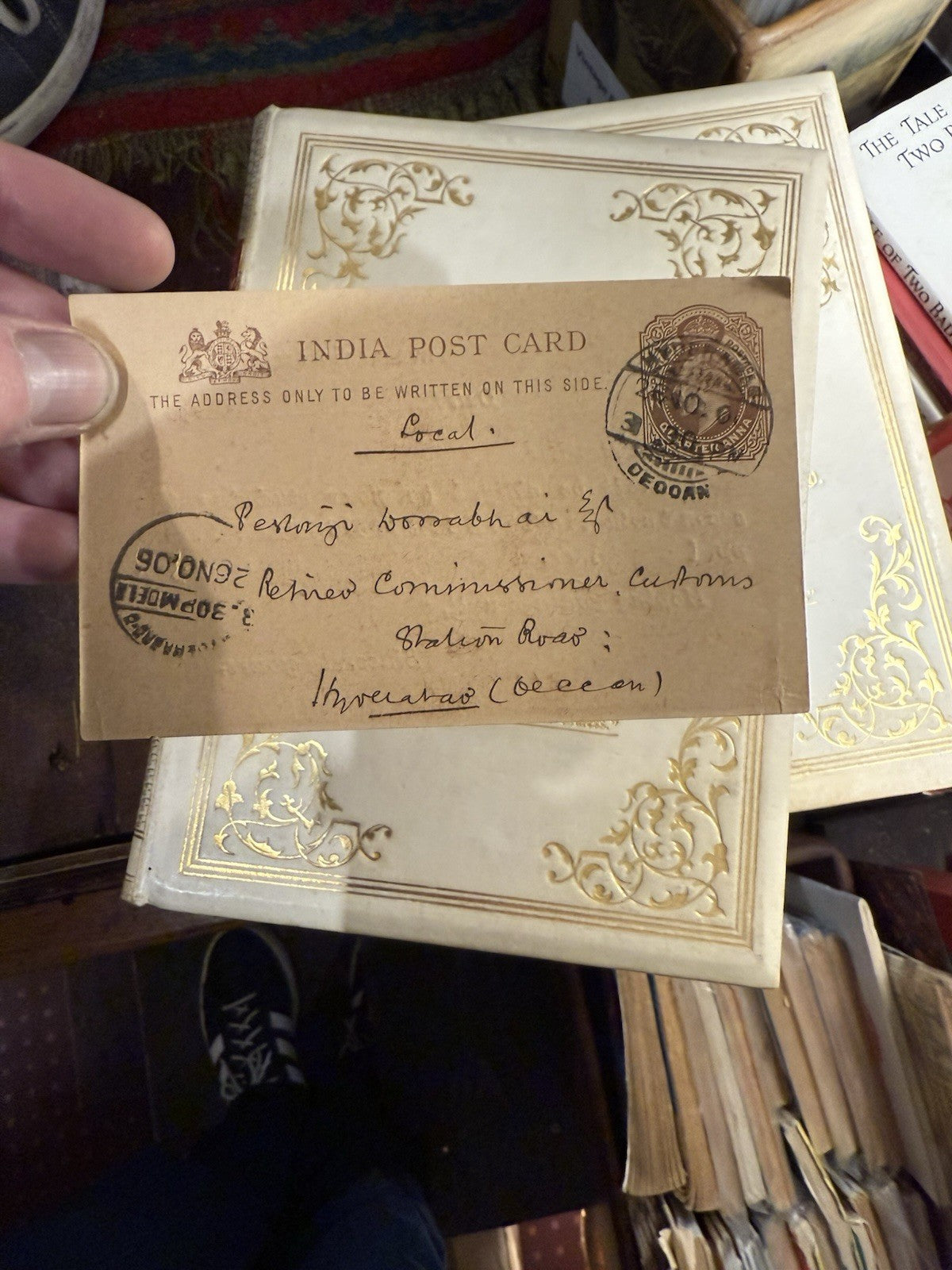 1905 Blavatsky : The Secret Doctrine : Vellum Presentation Hyderabad