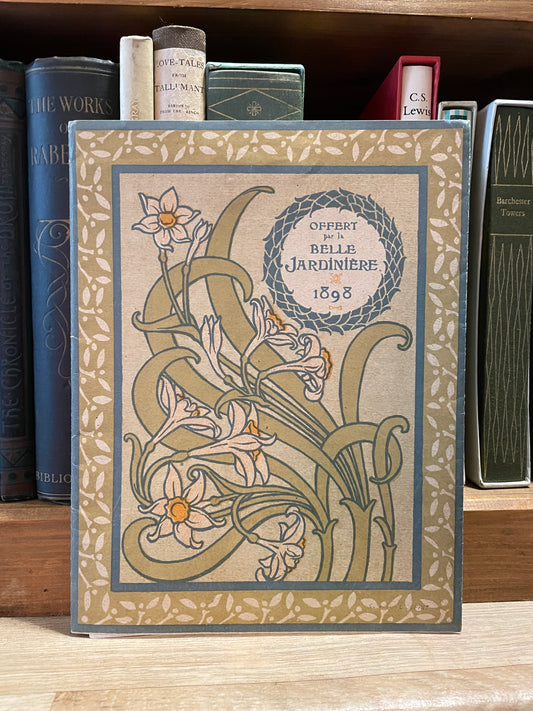 La Belle Jardiniere : French Fashion Art Nouveau Calendar for 1898