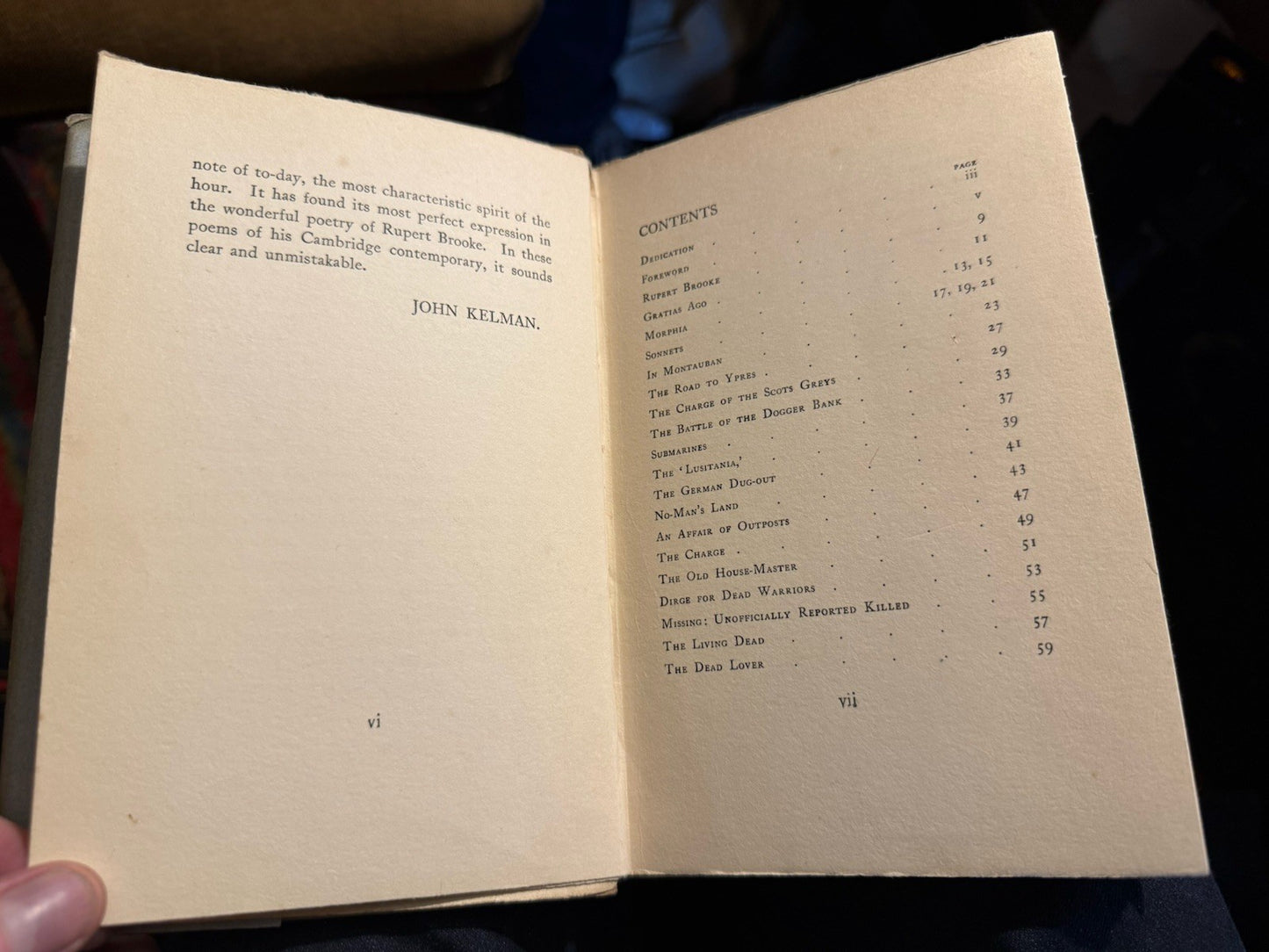 1918 Dies Heroica : War Poems : Crommelin Brown : SIGNED First Edition : VGC
