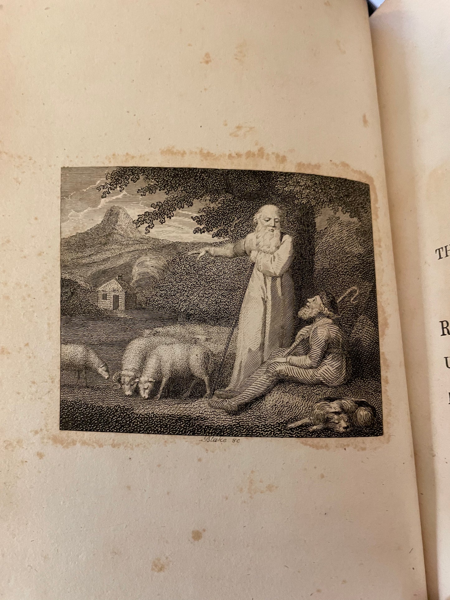 1793 Fables by John Gay : 12 William Blake Plates : 2 Volumes