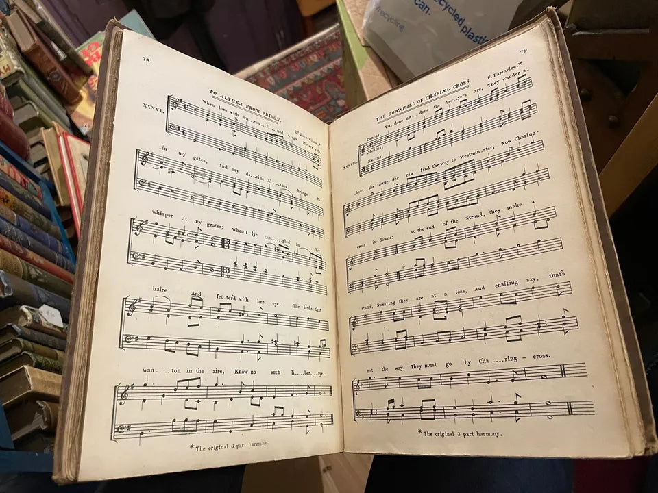 1850 Musical Illustrations of Bishop Percy's Reliques of Ancient English Poetry