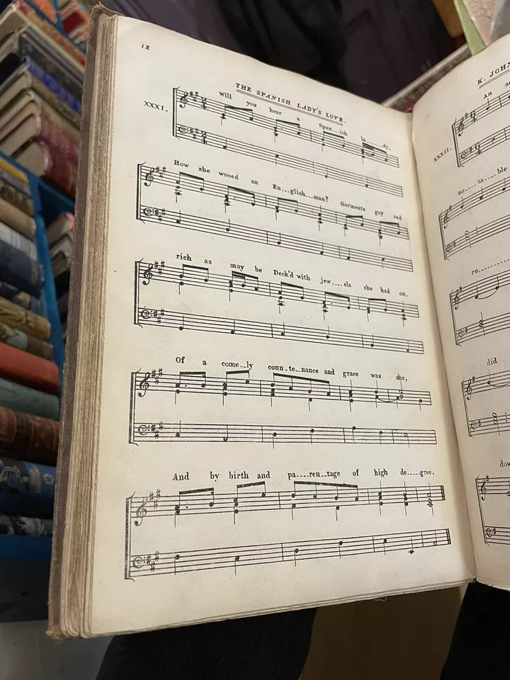 1850 Musical Illustrations of Bishop Percy's Reliques of Ancient English Poetry