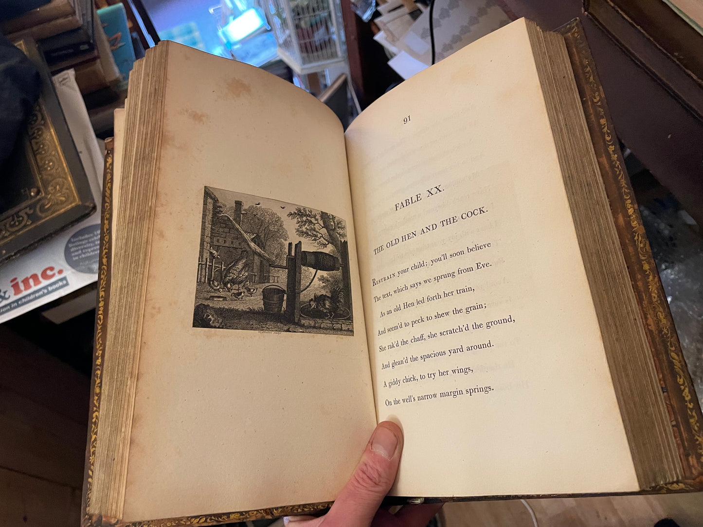 1793 Fables by John Gay : 12 William Blake Plates : 2 Volumes