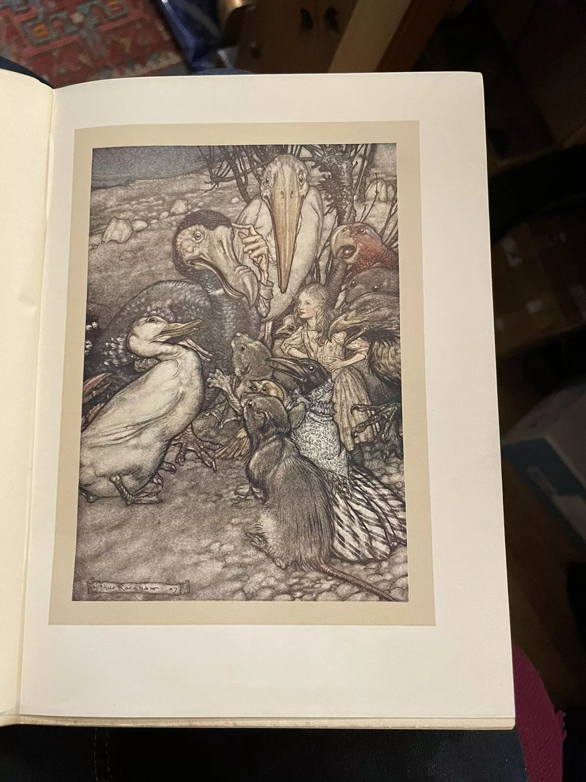 1907 Alice's Adventures in Wonderland : Arthur Rackham : Lewis Carroll 1st