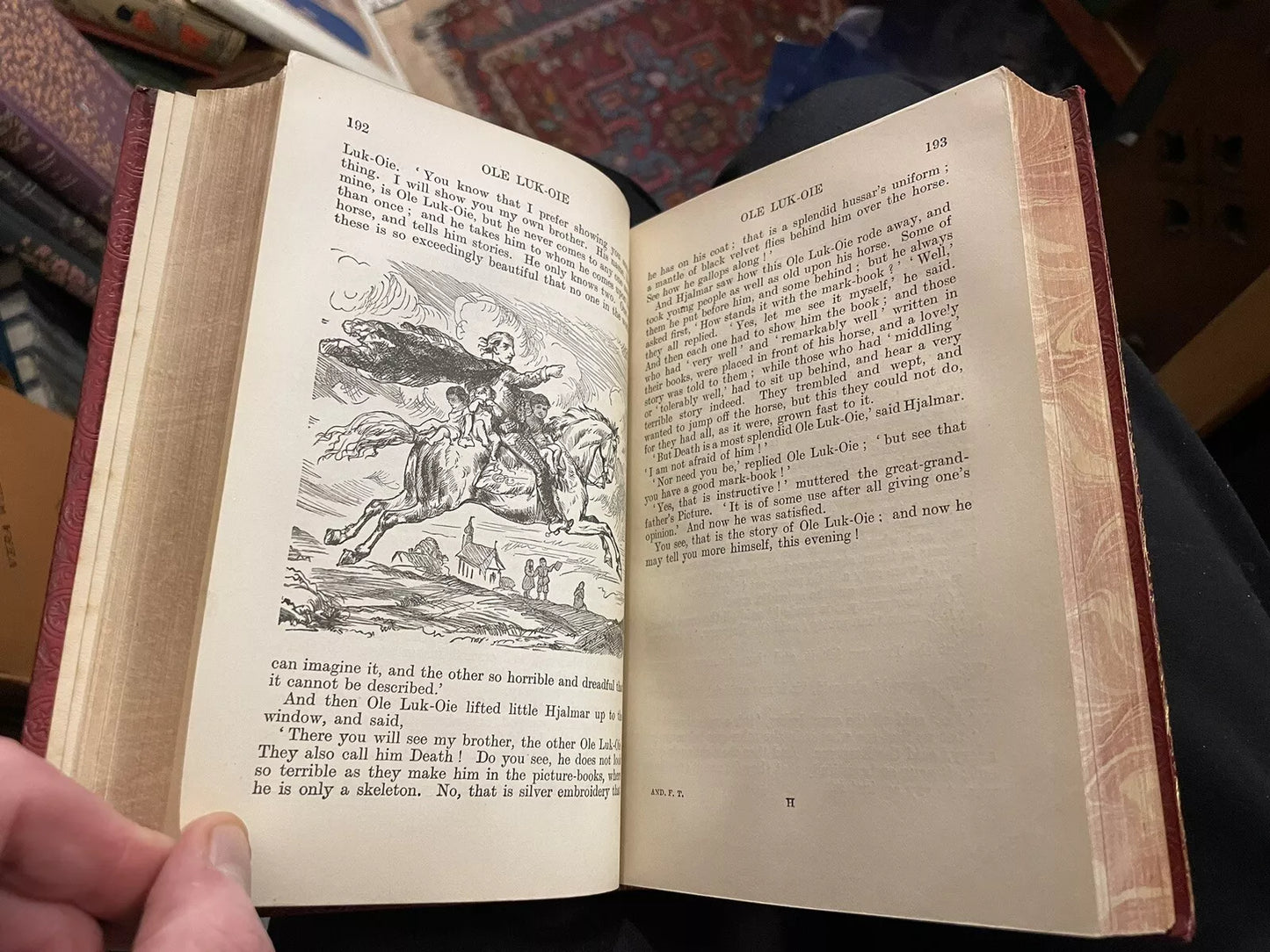 1914 Andersen's Fairy Tales and Other Stories : Illustrated Leather Binding