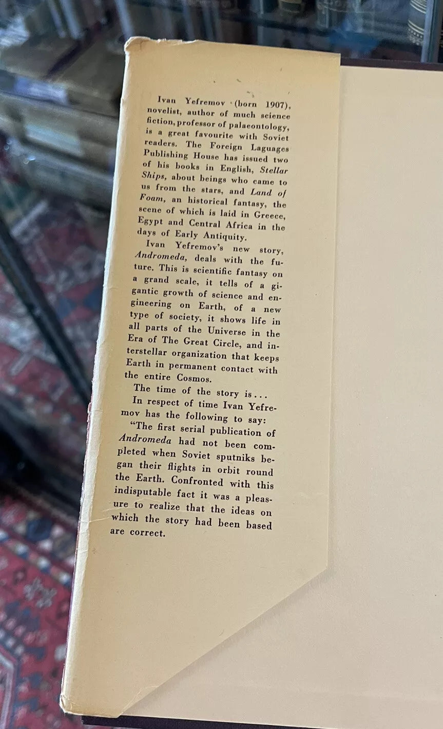 Andromeda - A Space Age Tale : Russian Communist Sci-Fi : Ivan Yefremov 1st 1959