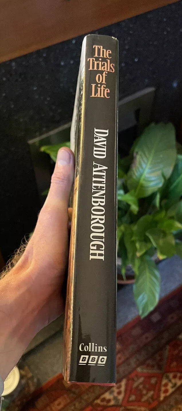 David Attenborough (Signed 1st Edition) The Trials of Life : HB in Dust Jacket