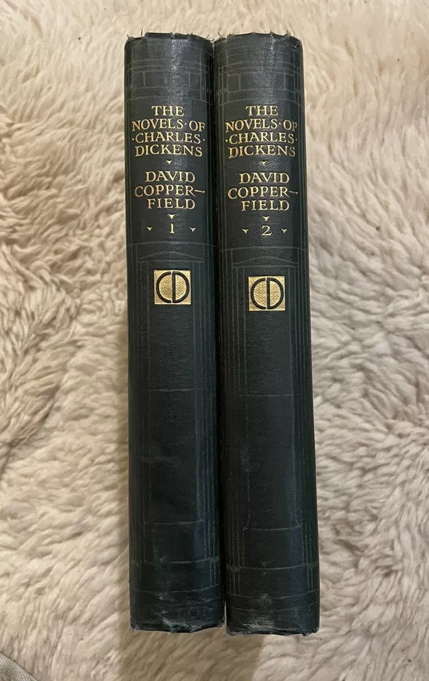 Charles Dickens : David Copperfield : Talwin Morris Design : Illus by Phiz c1905