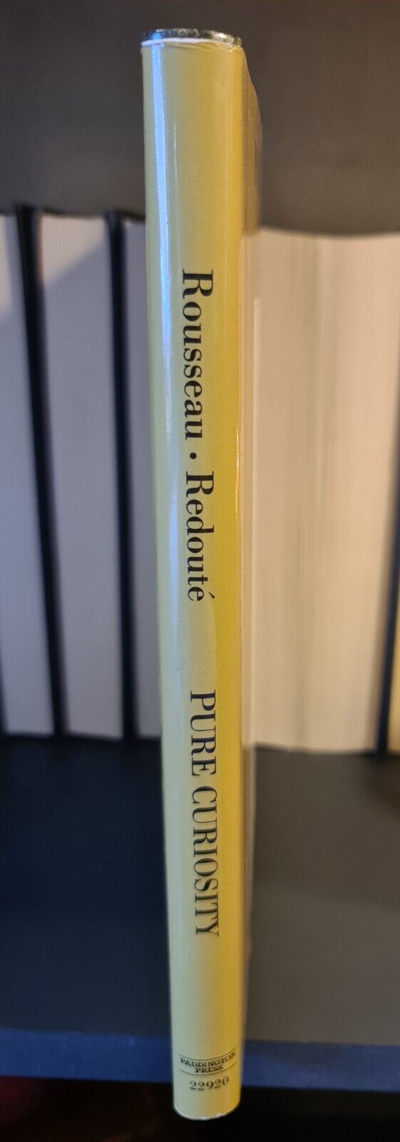 Pure Curiosity - Botanical Letters, JJ Rosseau: Hardback: 1st Edition: Botany