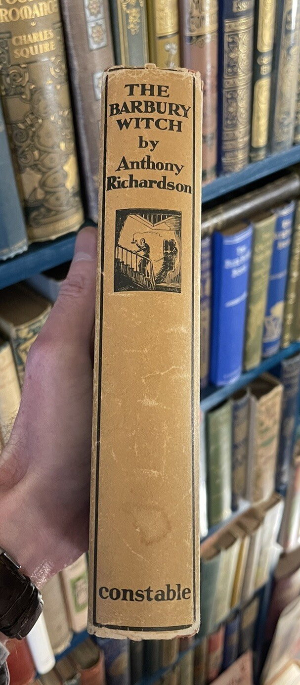 The Barbury Witch : Anthony Richardson : Vintage Dust Jacket 1st 1927