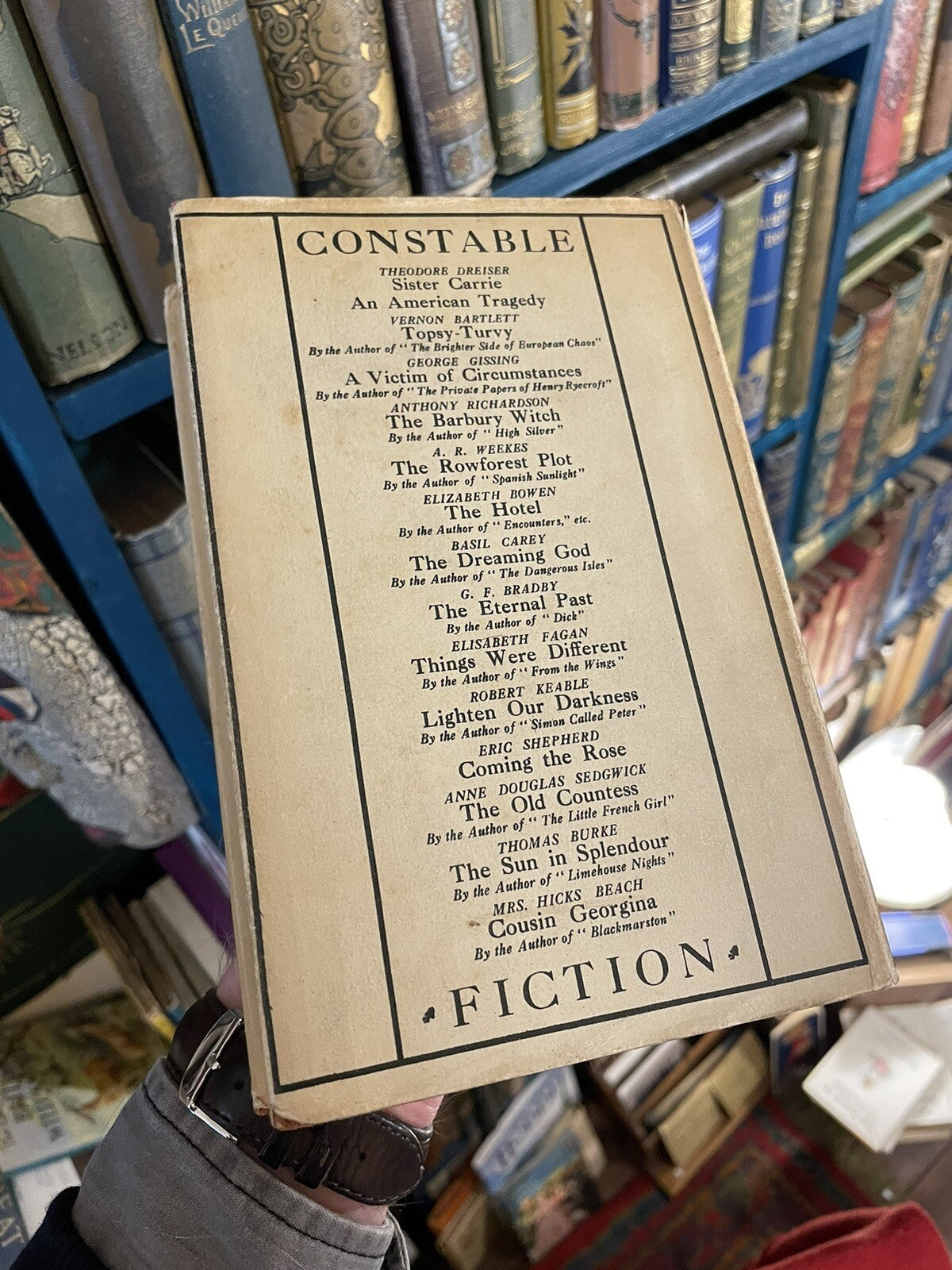 The Barbury Witch : Anthony Richardson : Vintage Dust Jacket 1st 1927