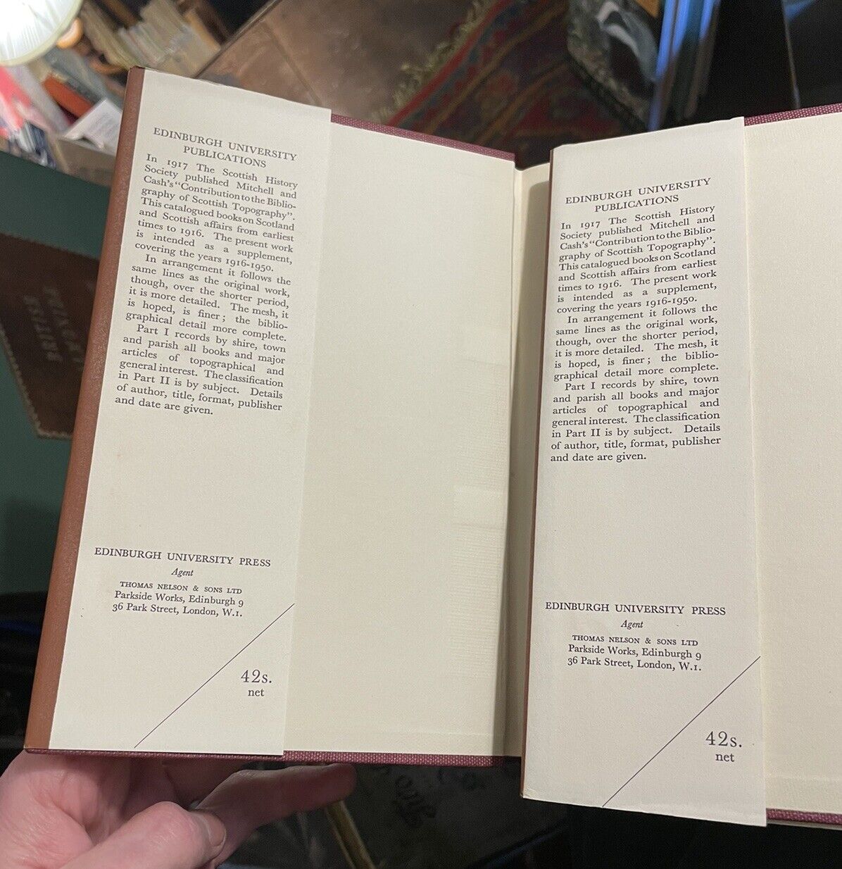 A Bibliography of Works Relating to Scotland 1916-1950 (2 Volumes) P D Hancock