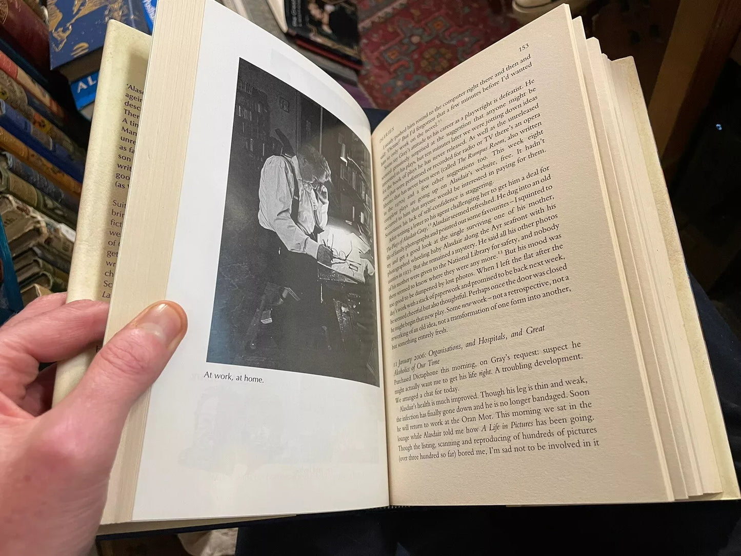 Alasdair Gray ; A Secretary's Biography : DOUBLE-SIGNED 1st/1st