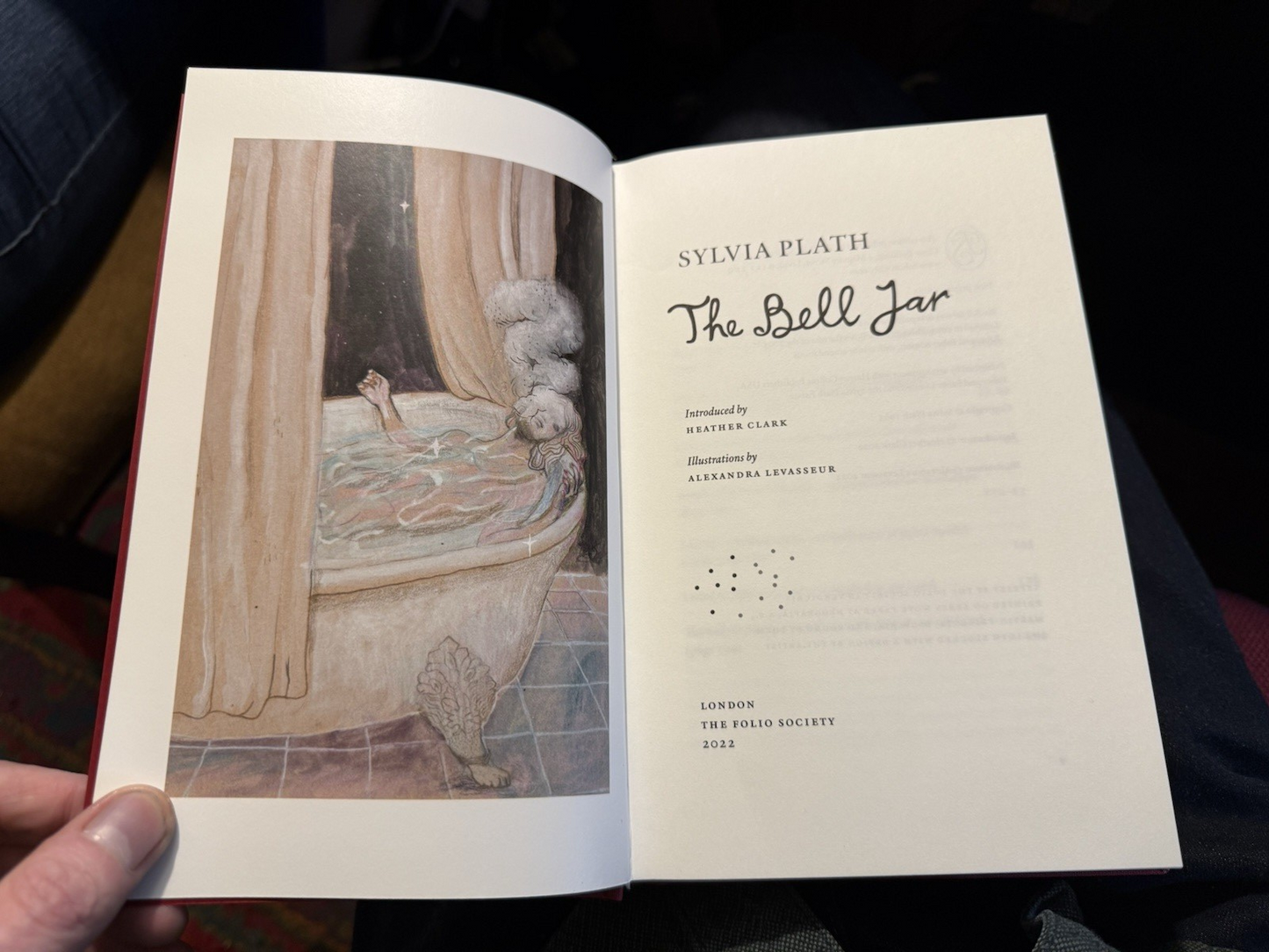 Sylvia Plath : The Bell Jar : Folio Society 2022 : First Printing : Illustrated