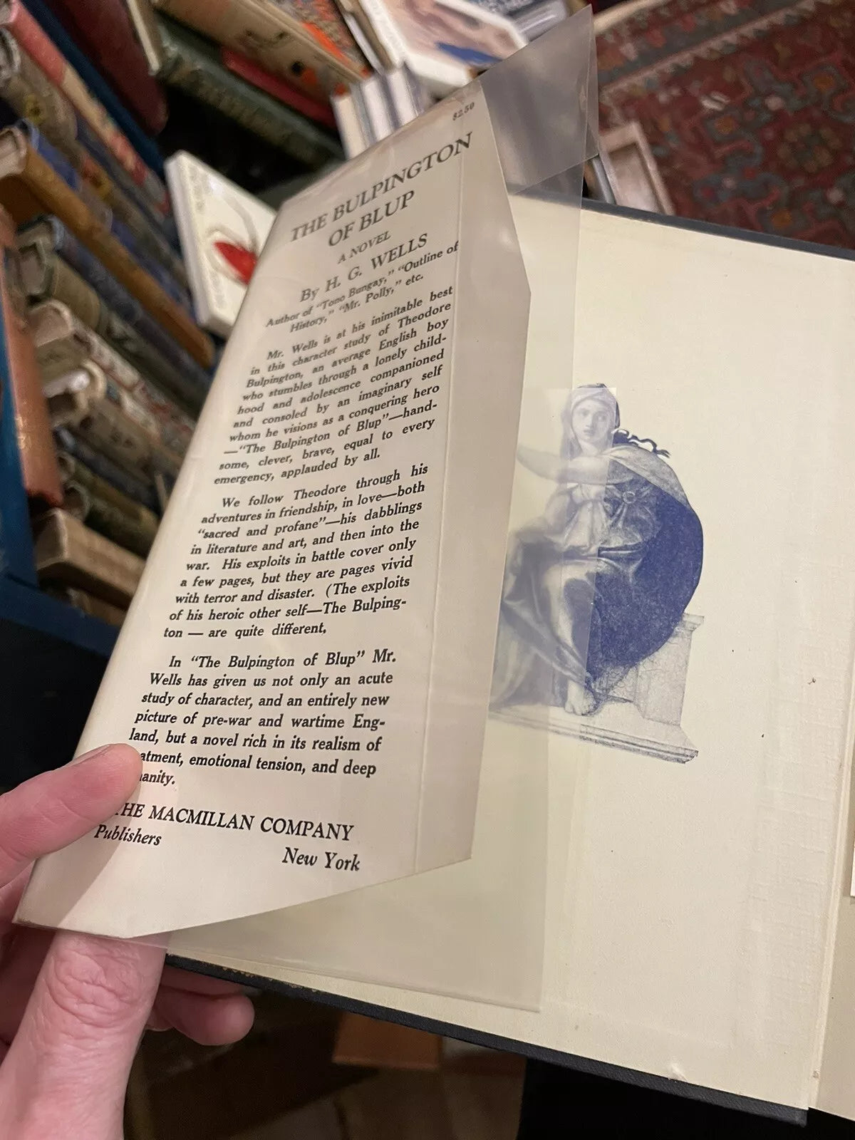 H G Wells : The Bulpington of Blup : 1st/1st US Edition in Original Dust Jacket