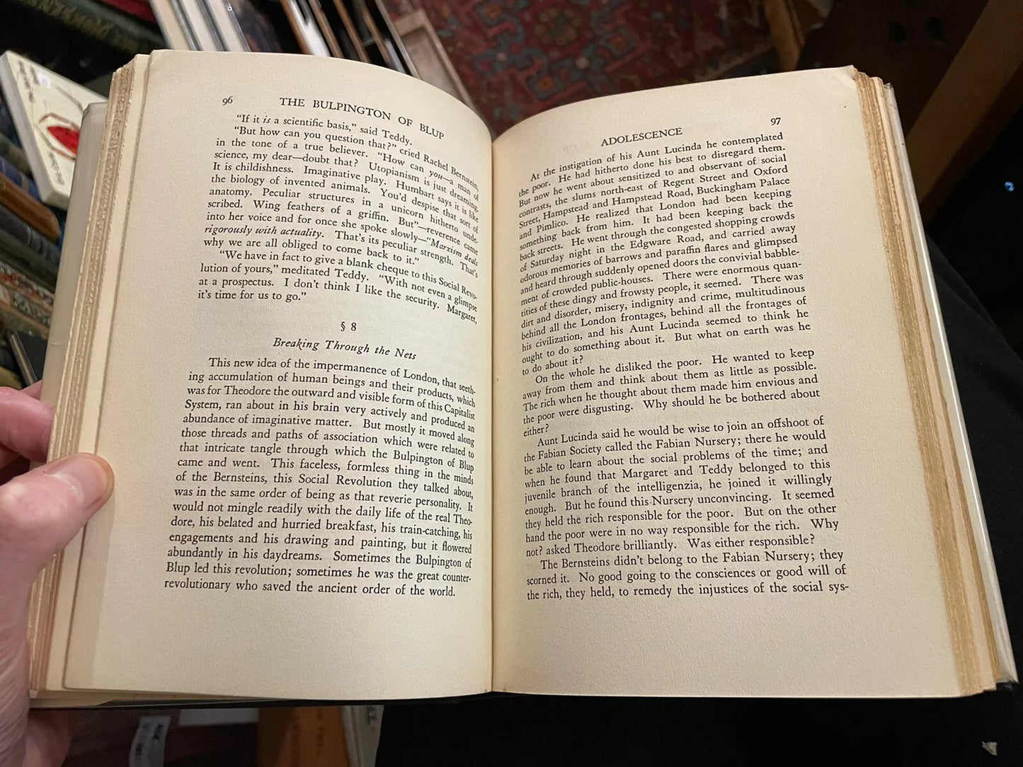 H G Wells : The Bulpington of Blup : 1st/1st US Edition in Original Dust Jacket