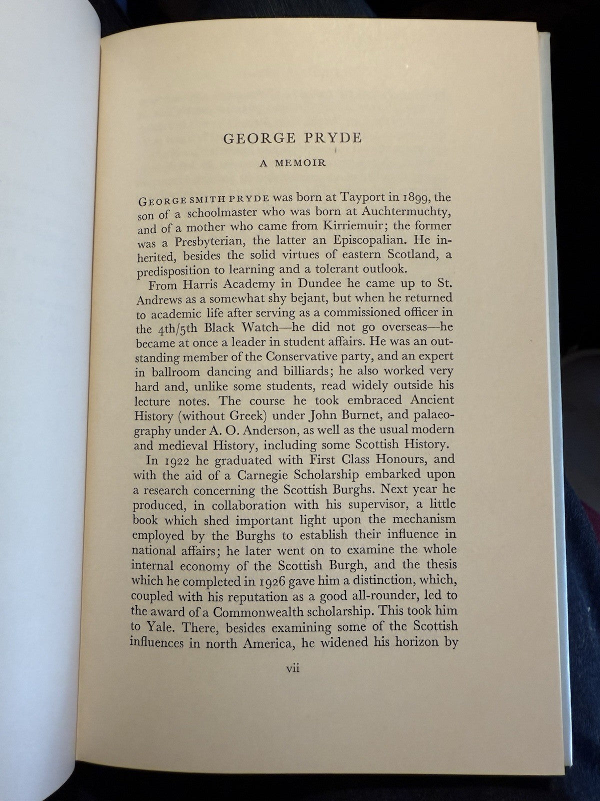 The Burghs of Scotland : A Critical List : George Smith Pryde 1965