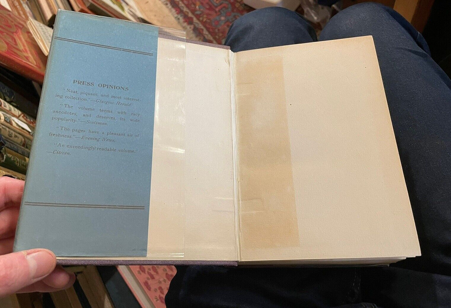 1909 Harvey's Irish Life and Humour in Anecdote & Story : Scarce in Dust Jacket