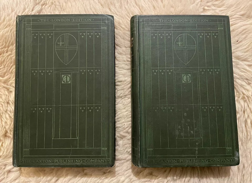 Charles Dickens : David Copperfield : Talwin Morris Design : Illus by Phiz c1905
