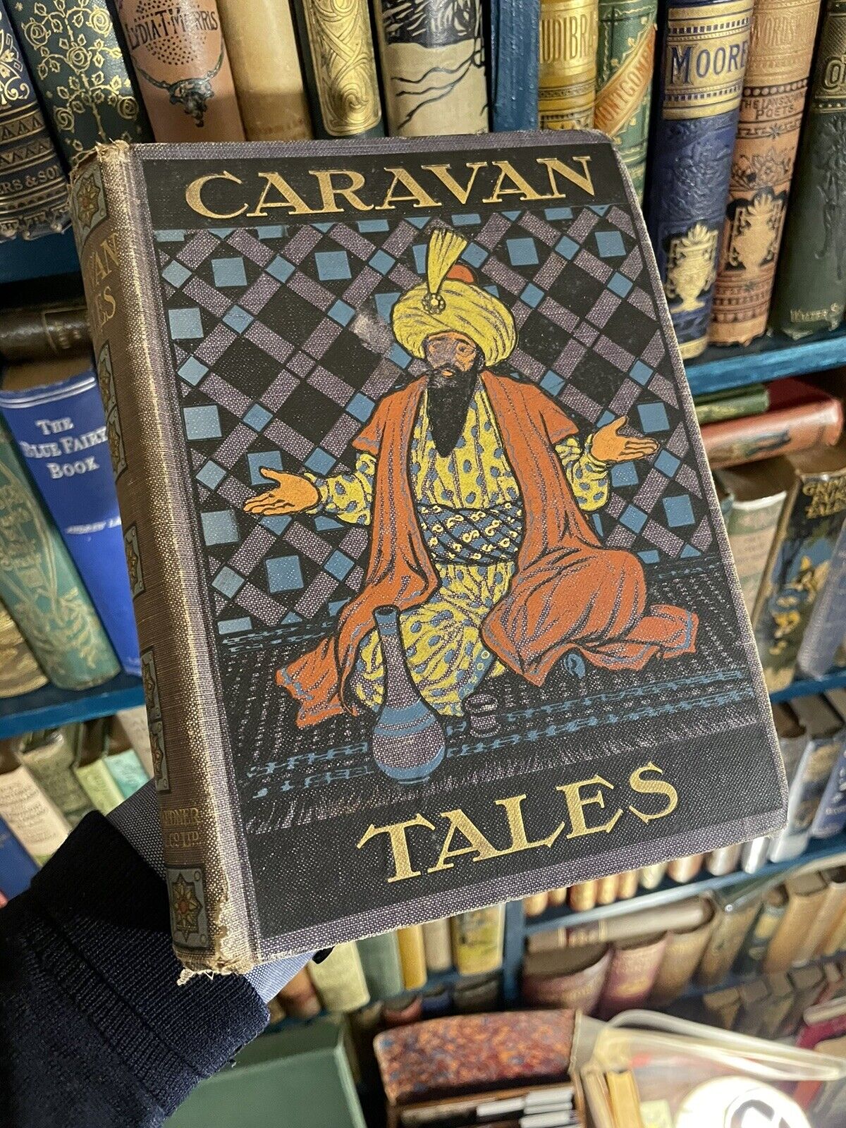 1910 Caravan Tales : Wilhelm Hauff : Middle East Magic Fairy Tales : Illustrated