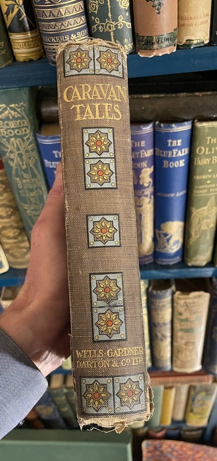 1910 Caravan Tales : Wilhelm Hauff : Middle East Magic Fairy Tales : Illustrated
