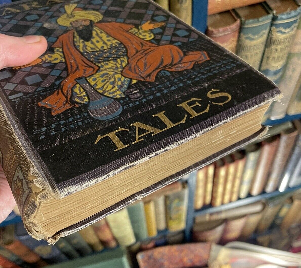 1910 Caravan Tales : Wilhelm Hauff : Middle East Magic Fairy Tales : Illustrated
