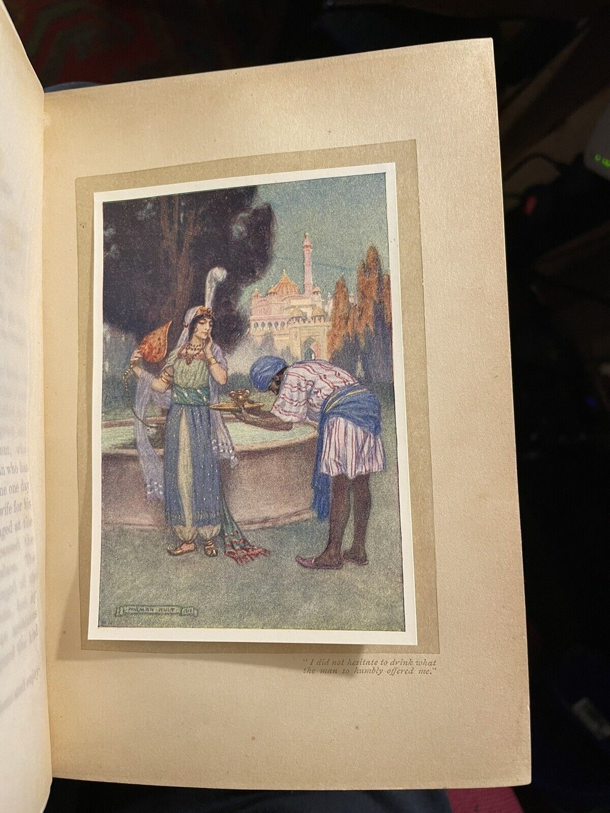 1910 Caravan Tales : Wilhelm Hauff : Middle East Magic Fairy Tales : Illustrated