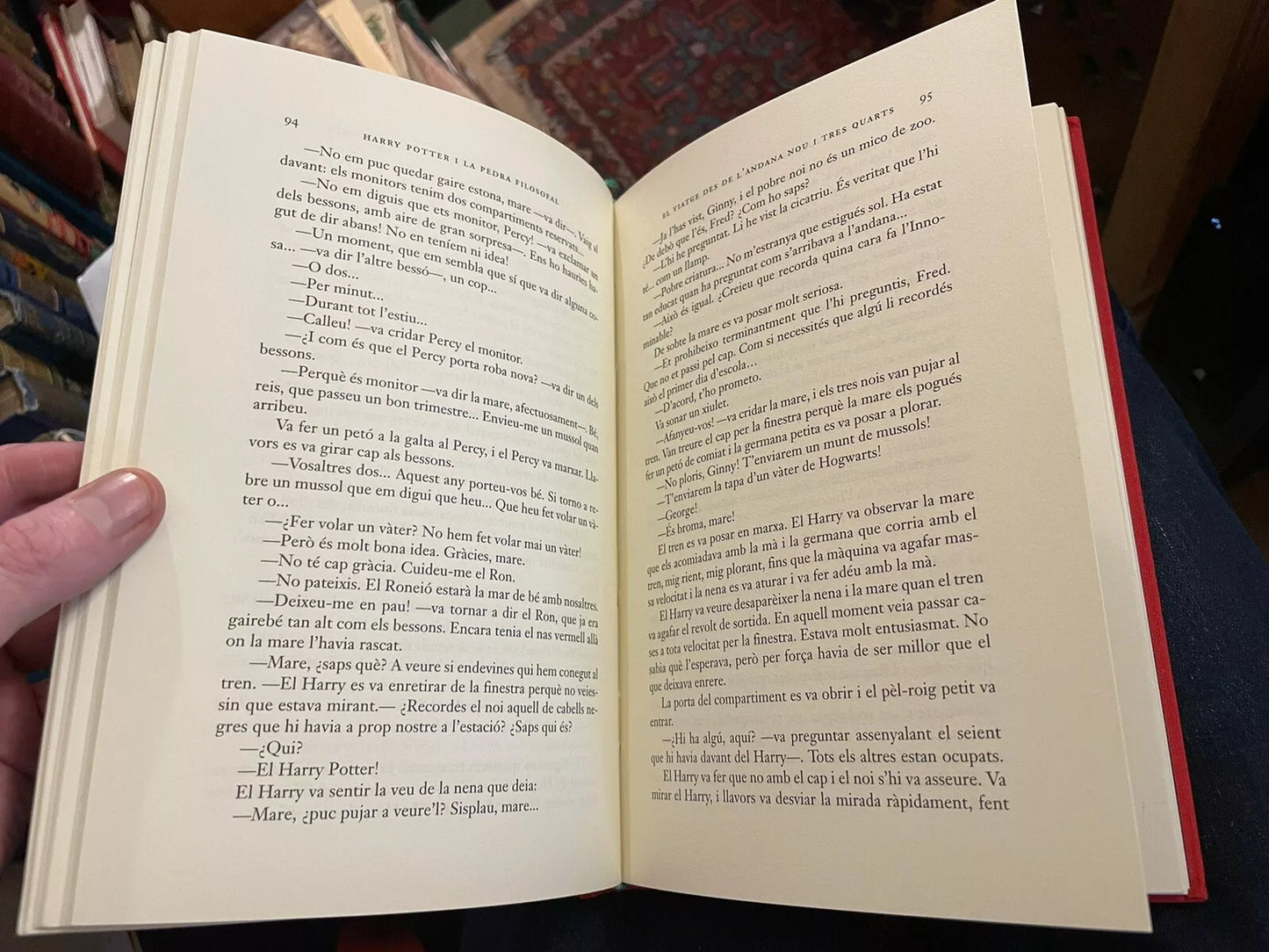 Harry Potter Philosophers Stone Catalan Deluxe Translated Edition JK Rowling