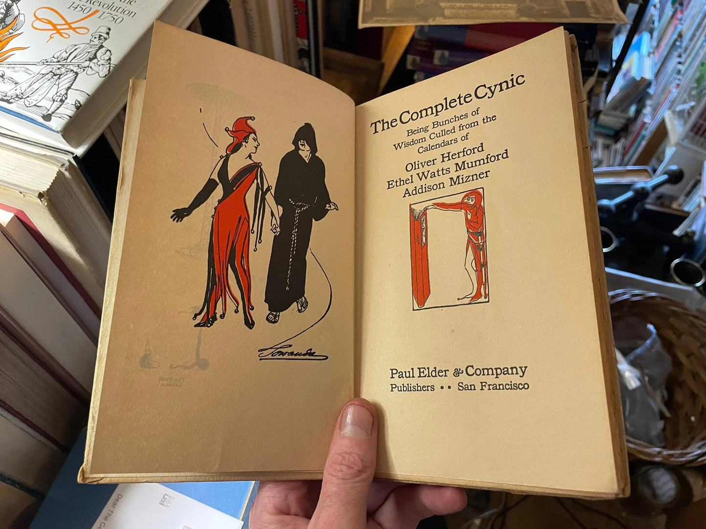 1910 The Complete Cynic : From the Calendars of Oliver Herford. etc