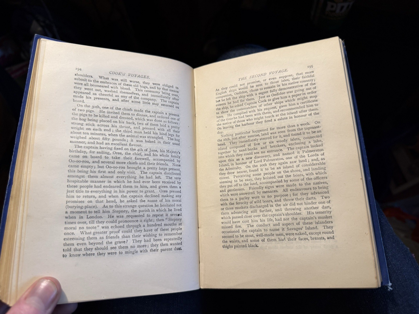 c1890 Captain Cook's Three Voyages Round the World : Lieutenant Charles R. Low