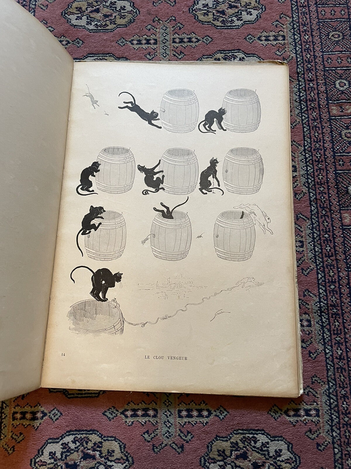 1898 Steinlen · Des Chats : Original Copy : French Cats, Pictures without Words