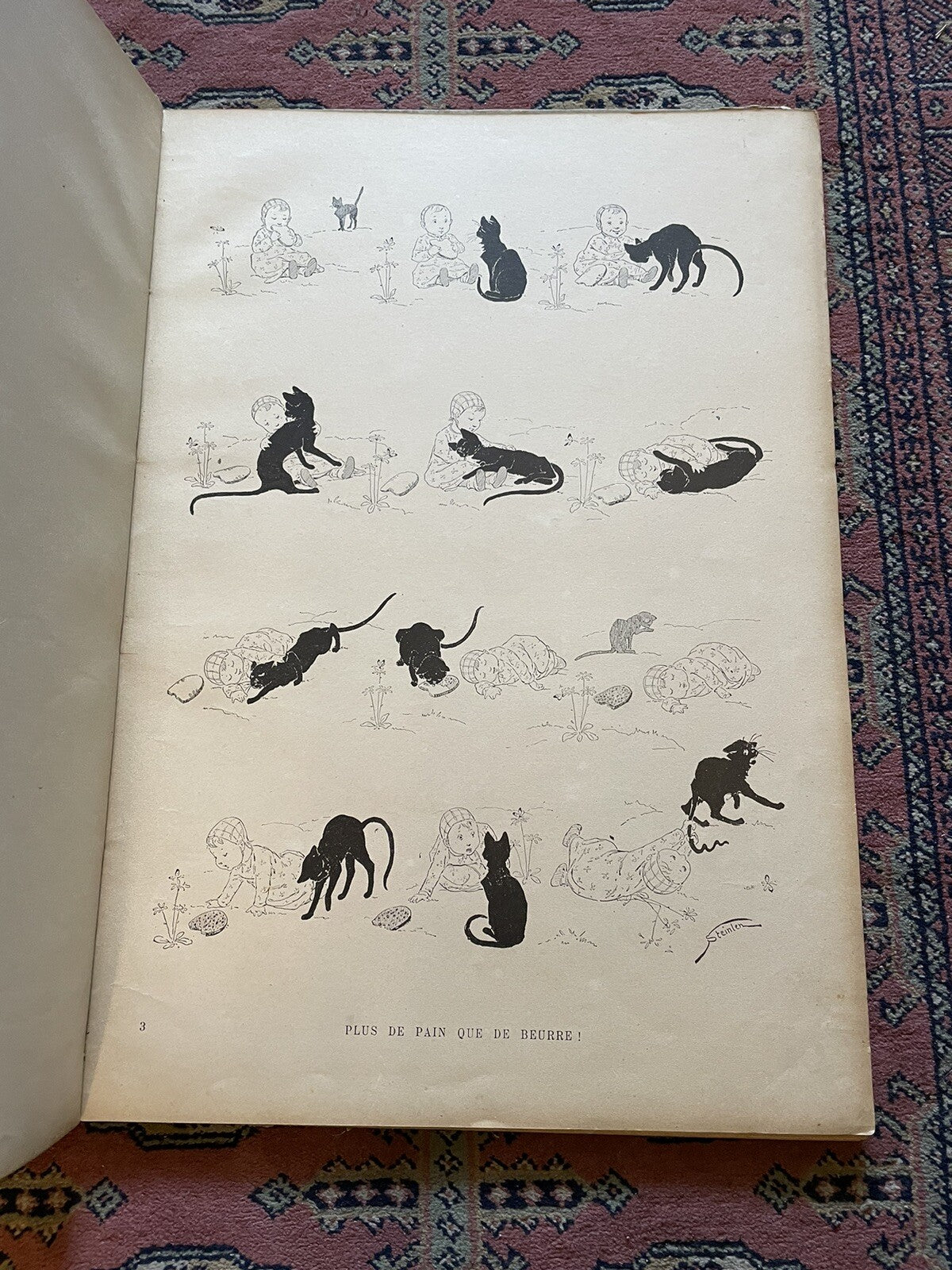 1898 Steinlen · Des Chats : Original Copy : French Cats, Pictures without Words