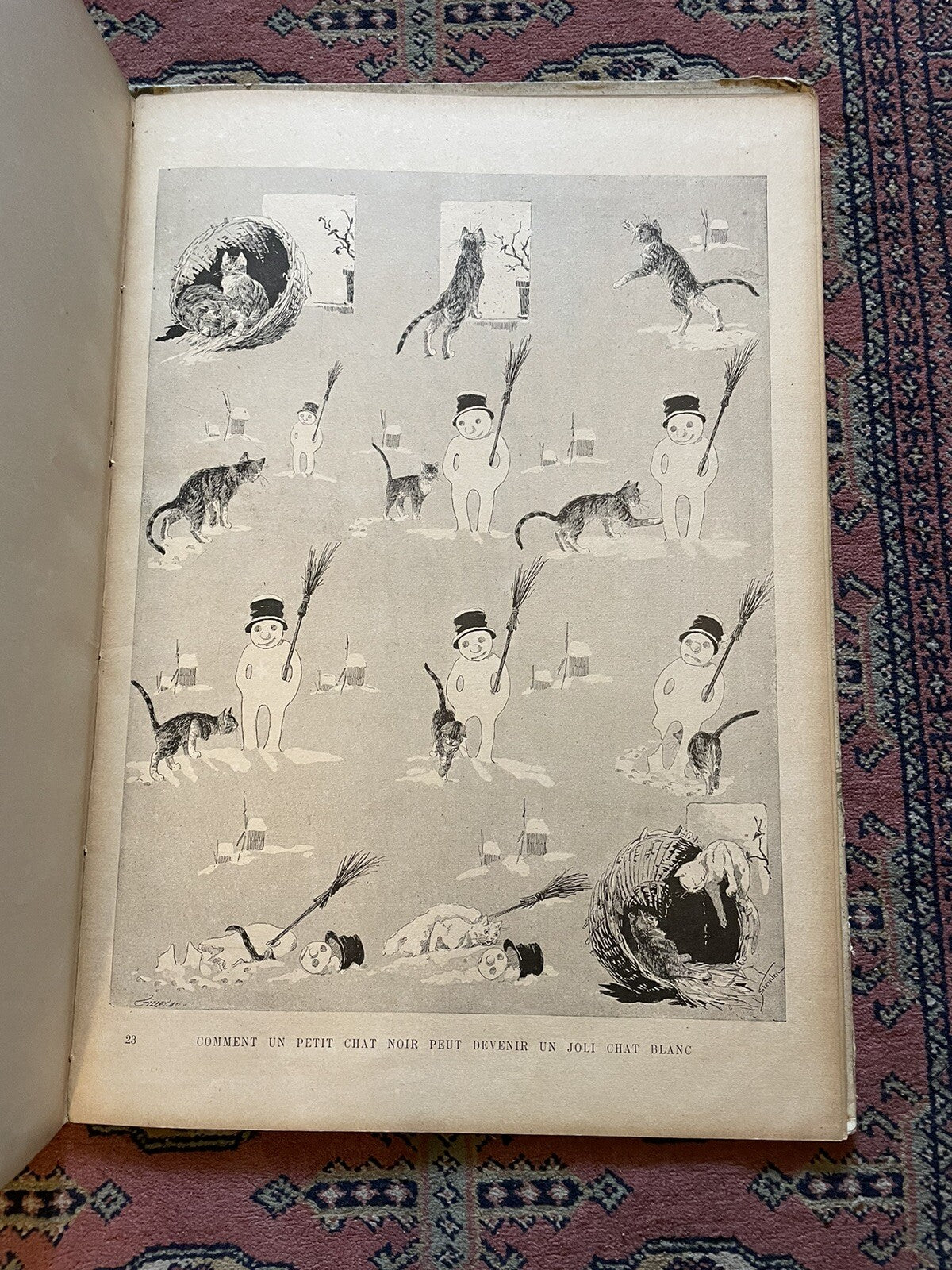 1898 Steinlen · Des Chats : Original Copy : French Cats, Pictures without Words