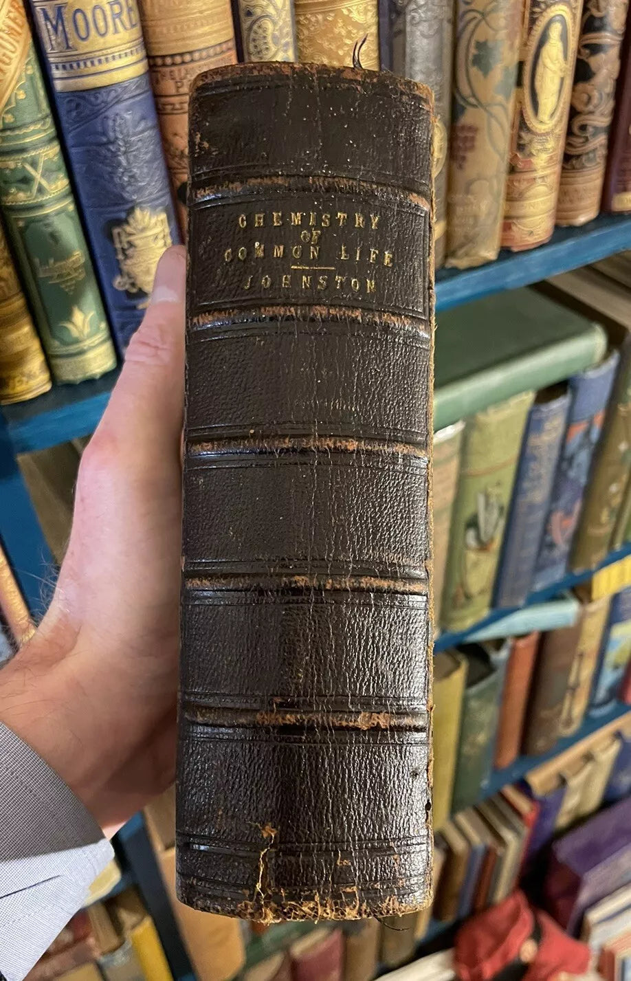 The Chemistry of Common Life : James F W Johnston (2 Vols) Flora & Fauna Botany