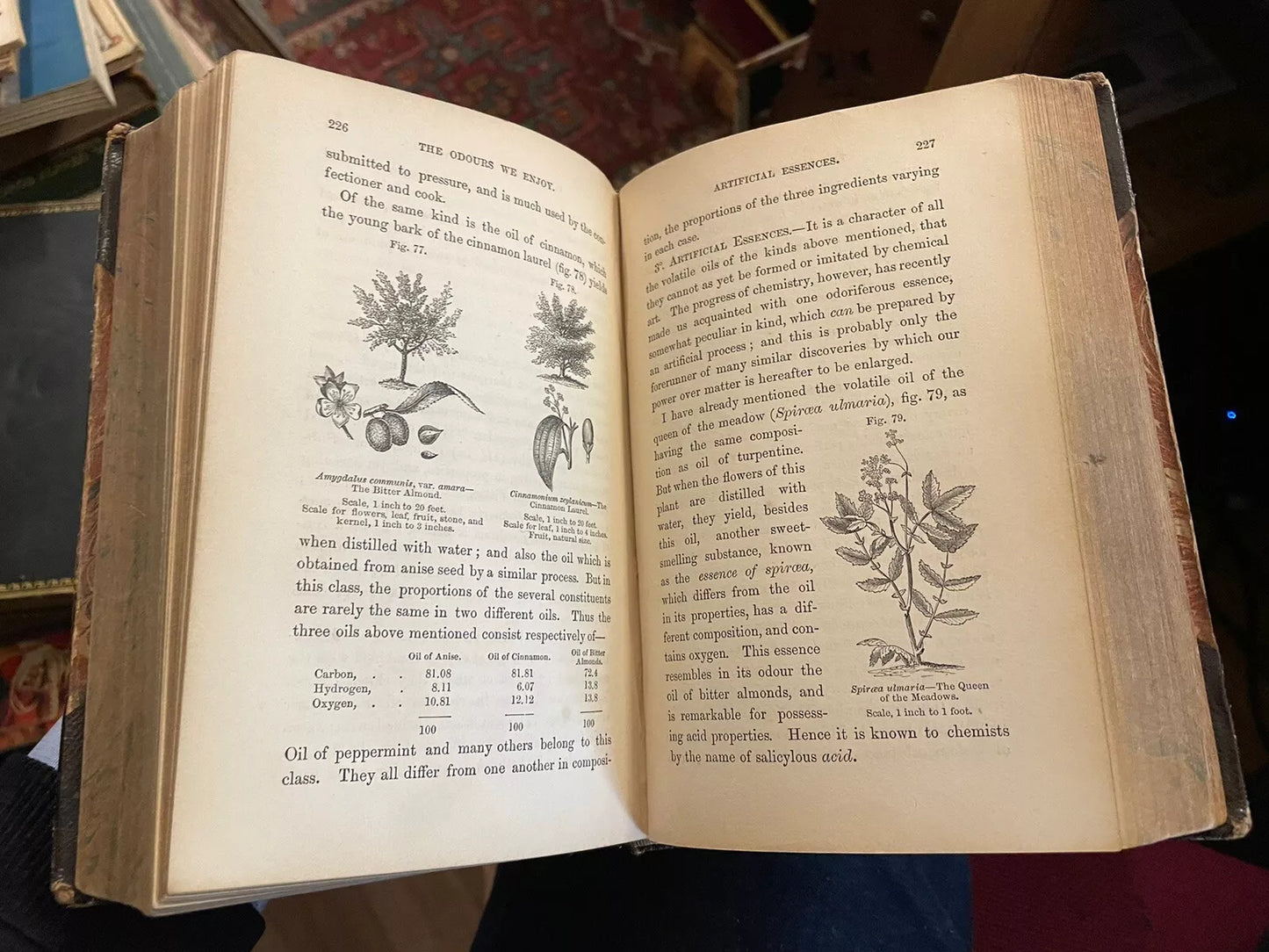 The Chemistry of Common Life : James F W Johnston (2 Vols) Flora & Fauna Botany
