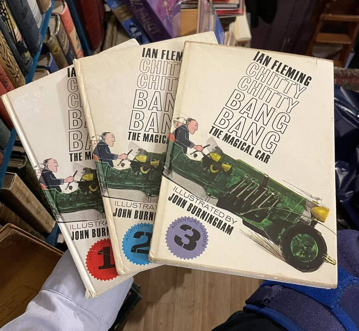 Ian Fleming : Chitty Chitty Bang Bang (3 volumes) 1st Edition Cape 1964