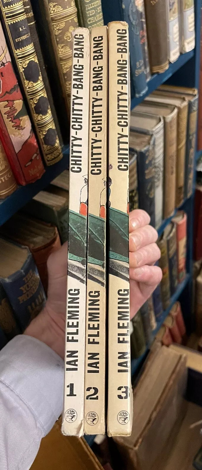Ian Fleming : Chitty Chitty Bang Bang (3 volumes) 1st Edition Cape 1964
