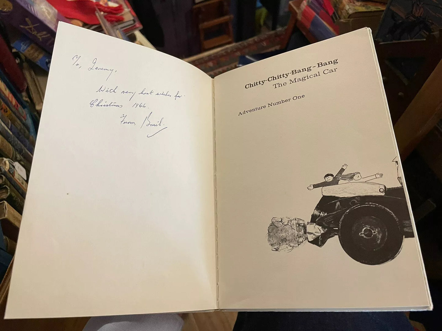 Ian Fleming : Chitty Chitty Bang Bang (3 volumes) 1st Edition Cape 1964