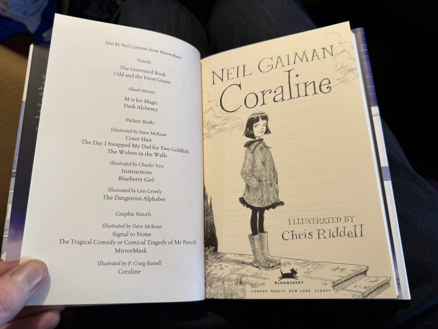 Neil Gaiman : Coraline : Chris Riddell (Double Signed Limited Edition) 2012