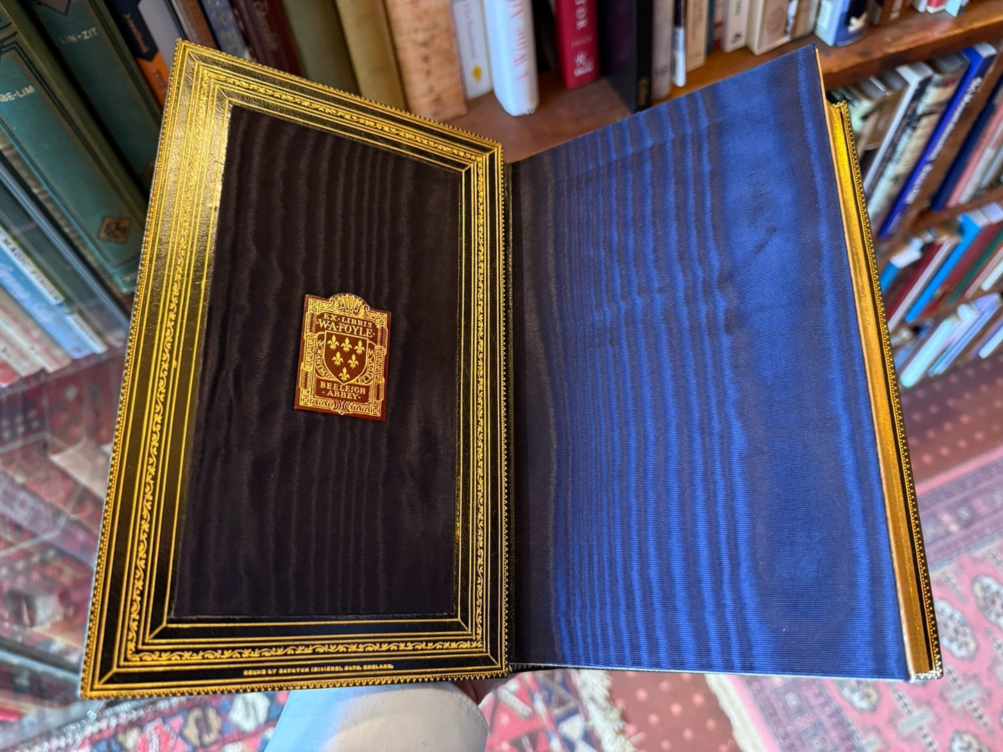 Cosway-Style Fine Binding : Lewis, The Navy of Britain : Foyle's Copy